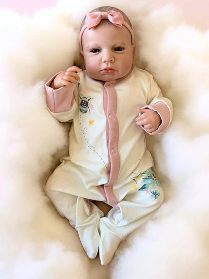 Lilly – Open Eyed Reborn Baby Doll | Realistic Newborn Girl – Crafted with Care in the UK