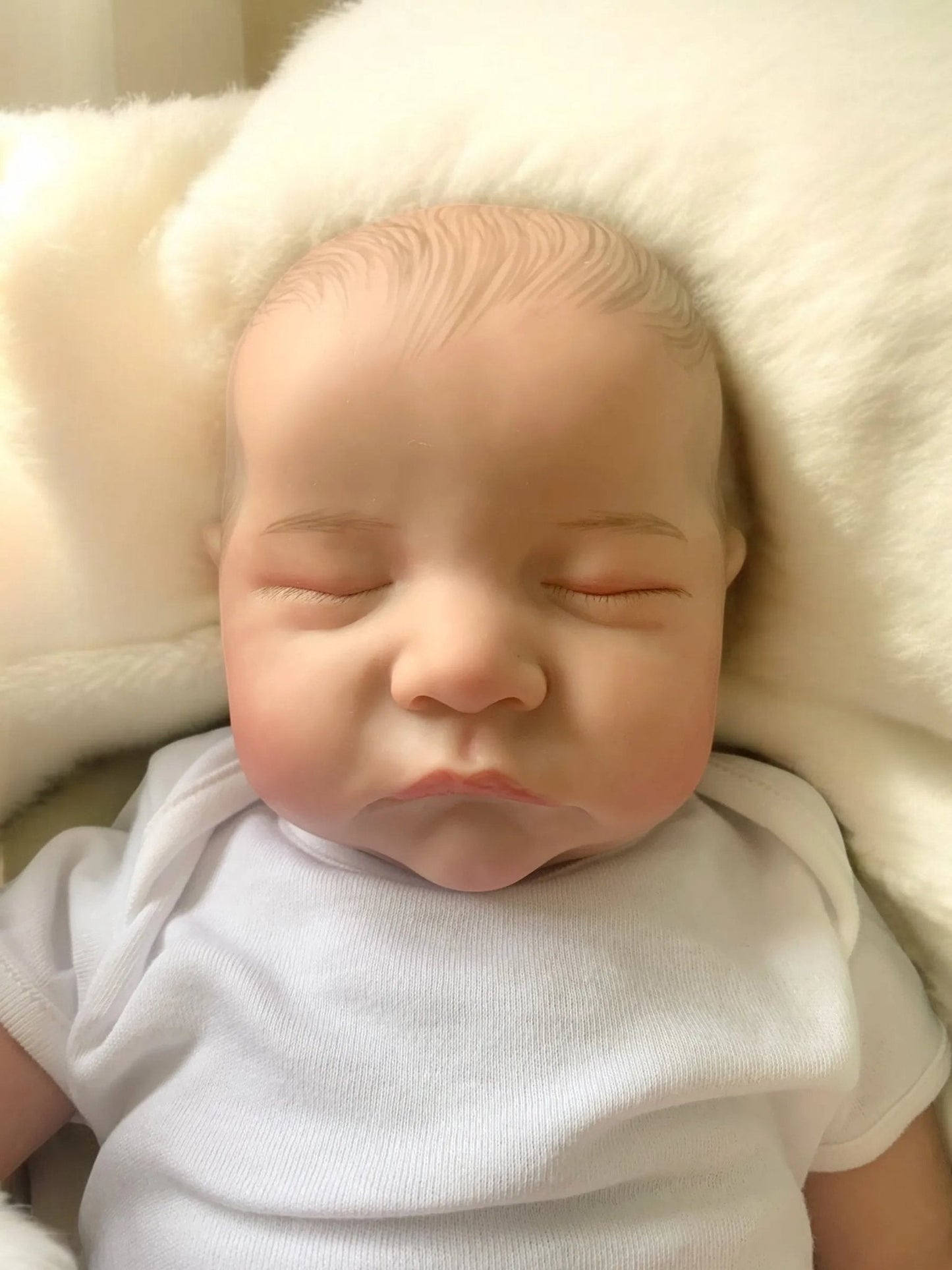 Logan – Closed Eyed Reborn Baby Doll | Realistic Newborn Boy – Crafted with Care in the UK