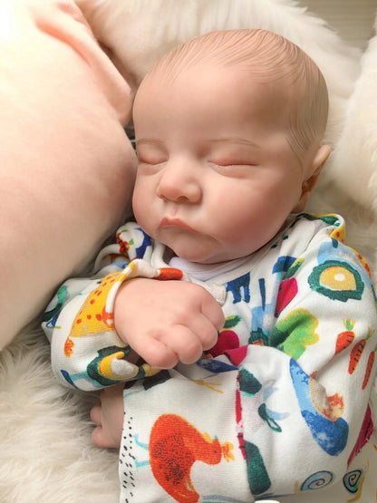 Logan – Closed Eyed Reborn Baby Doll | Realistic Newborn Boy – Crafted with Care in the UK