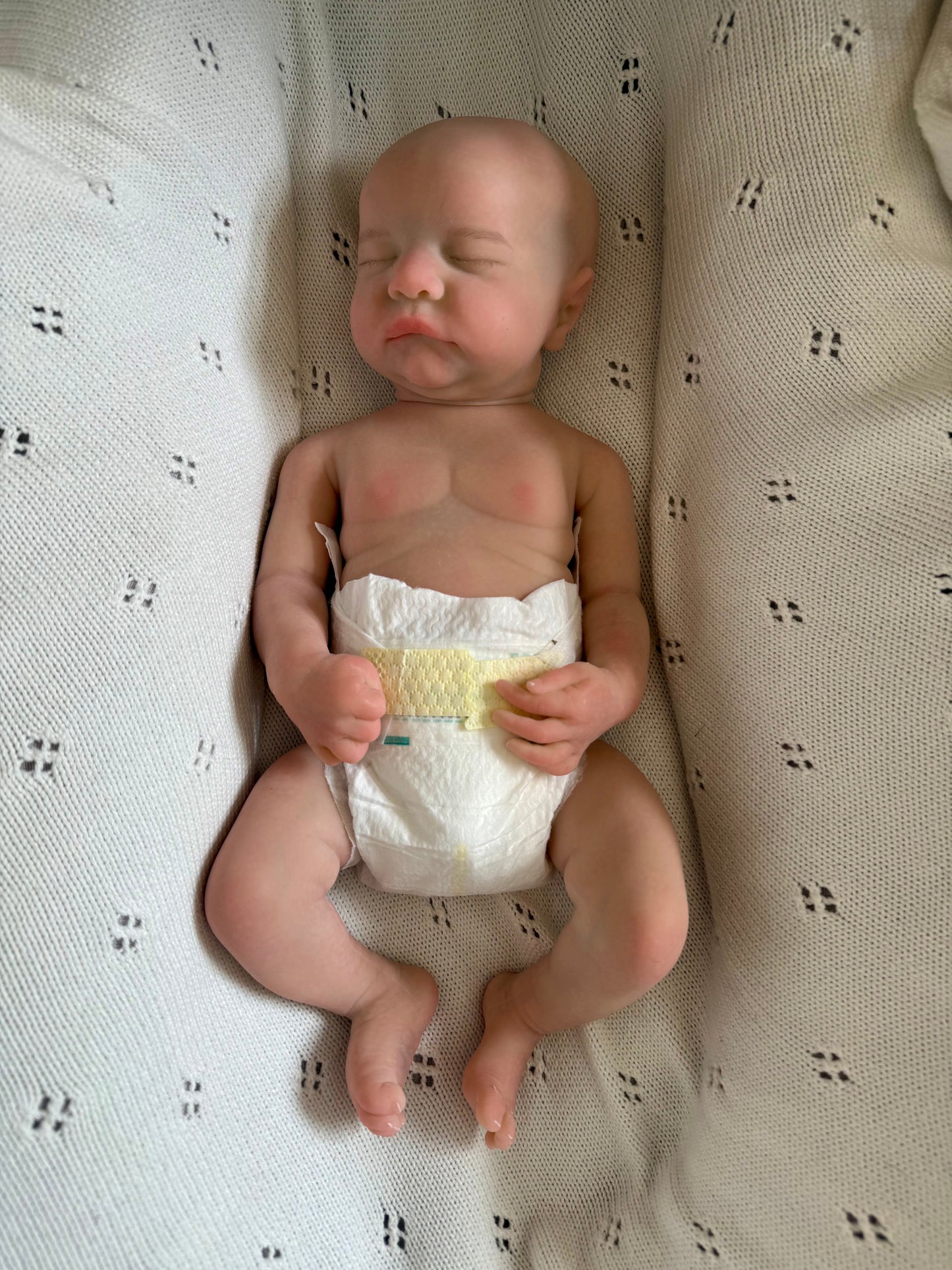 Logan – Full Body Silicone Reborn Baby Doll | Realistic Newborn Boy