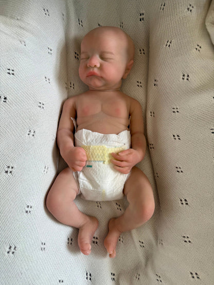Logan – Full Body Silicone Reborn Baby Doll | Realistic Newborn Boy