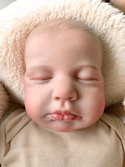 Louis – Closed Eyed Reborn Baby Doll | Realistic Newborn Boy – Crafted with Care in the UK