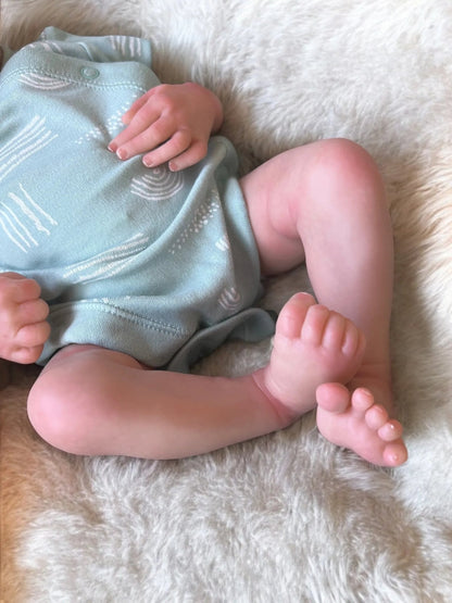 Luca – Open Eyed Reborn Baby Doll | Realistic Newborn Boy – Crafted with Care in the UK
