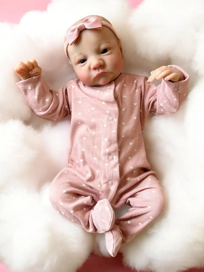 Lucy – Open Eyed Reborn Baby Doll | Realistic Newborn Girl – Crafted with Care in the UK