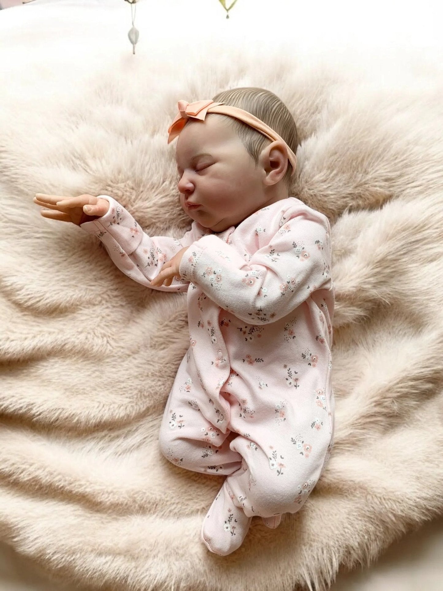 Luna – Closed Eyed Reborn Baby Doll | Realistic Newborn Girl – Crafted with Care in the UK