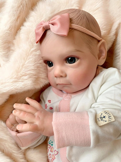 Maisy – Open Eyed Reborn Baby Doll | Realistic Newborn Girl – Crafted with Care in the UK