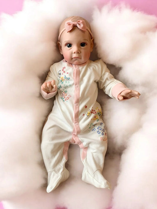 Maisy – Open Eyed Reborn Baby Doll | Realistic Newborn Girl – Crafted with Care in the UK