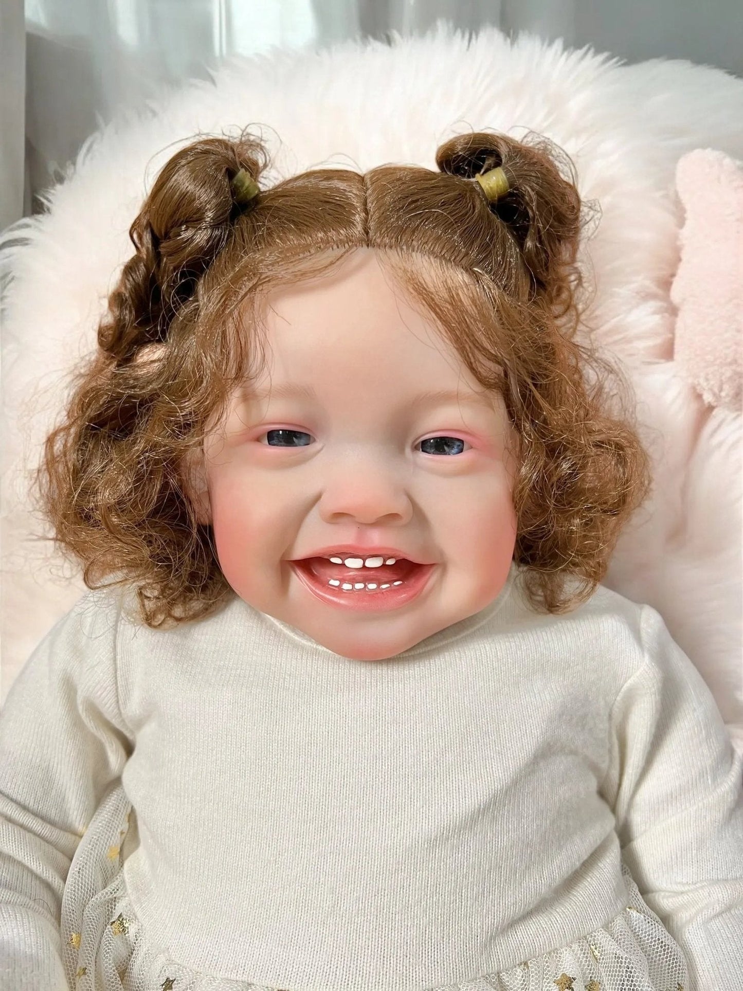 Myla – Open Eyed Reborn Toddler Doll | Realistic Awake Girl – Crafted with Care in the UK