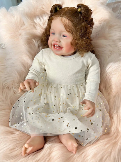 Myla – Open Eyed Reborn Toddler Doll | Realistic Awake Girl – Crafted with Care in the UK