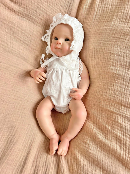 Olivia – Full Body Silicone Reborn Baby Doll | Realistic Newborn Girl