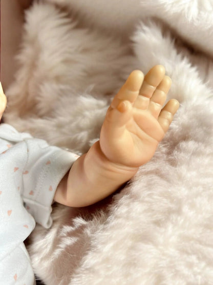 Pearl – Open-Eyed Pixie Reborn Doll | Enchantingly Realistic Fairy Baby Girl – Crafted with Care in the UK