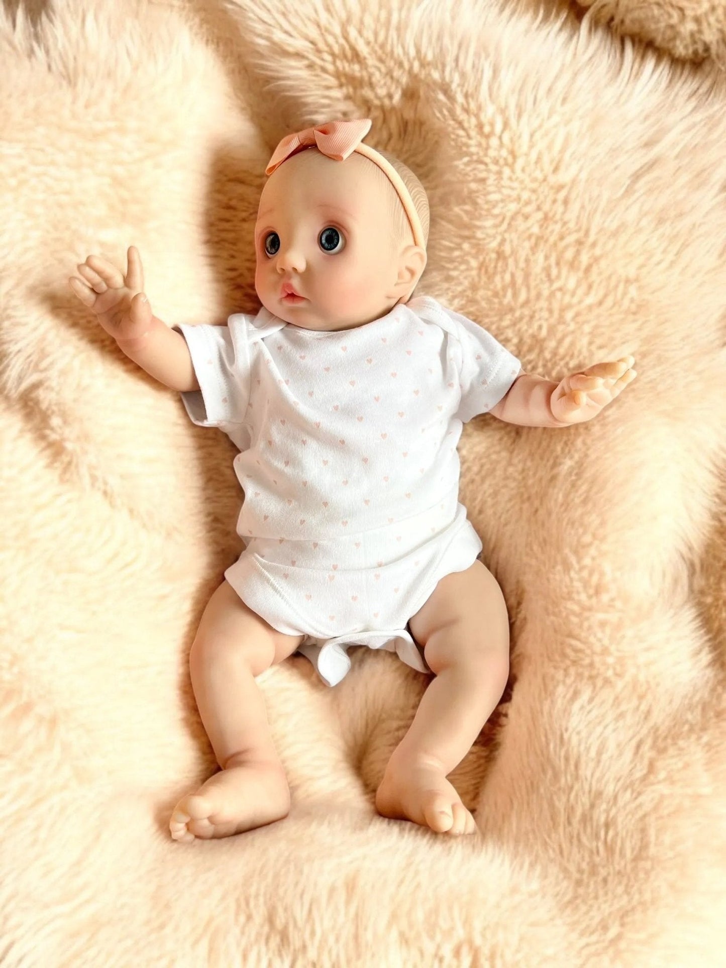 Pearl – Open-Eyed Pixie Reborn Doll | Enchantingly Realistic Fairy Baby Girl – Crafted with Care in the UK