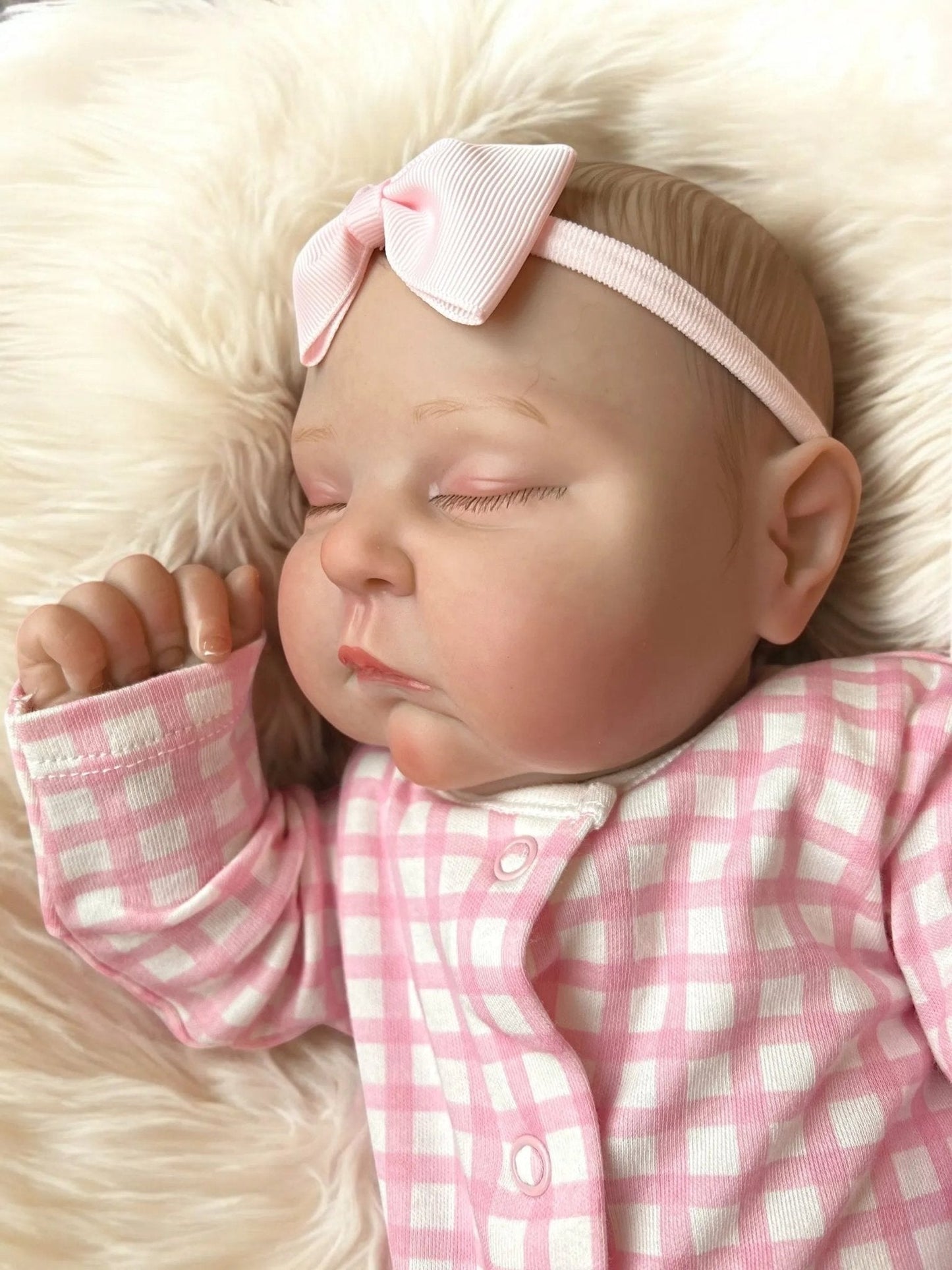 Penny – Closed Eyed Reborn Baby Doll | Realistic Newborn Girl – Crafted with Care in the UK