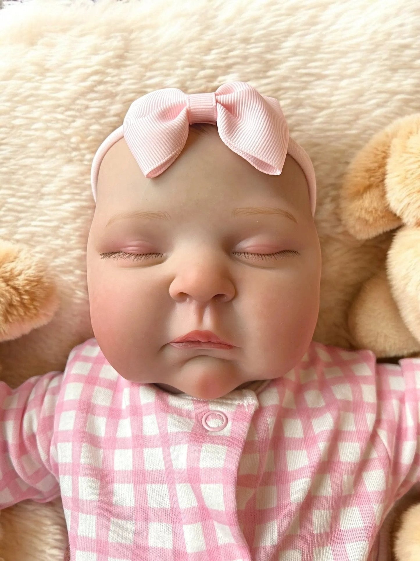 Penny – Closed Eyed Reborn Baby Doll | Realistic Newborn Girl – Crafted with Care in the UK