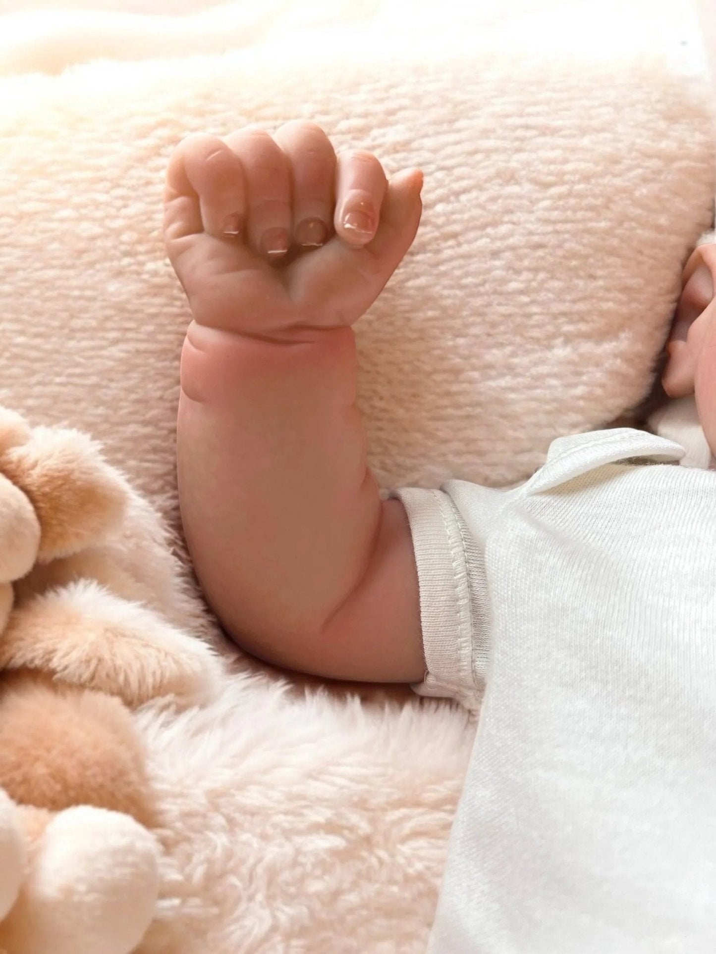 Penny – Closed Eyed Reborn Baby Doll | Realistic Newborn Girl – Crafted with Care in the UK