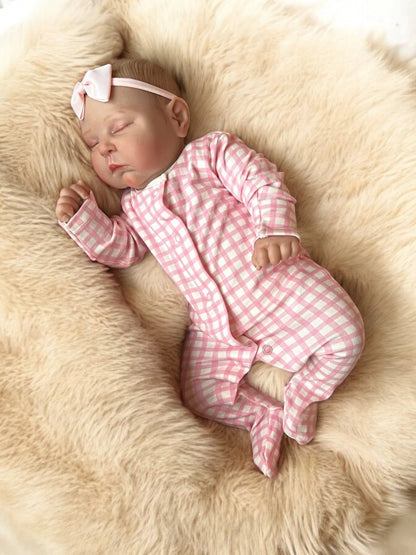 Penny – Closed Eyed Reborn Baby Doll | Realistic Newborn Girl – Crafted with Care in the UK