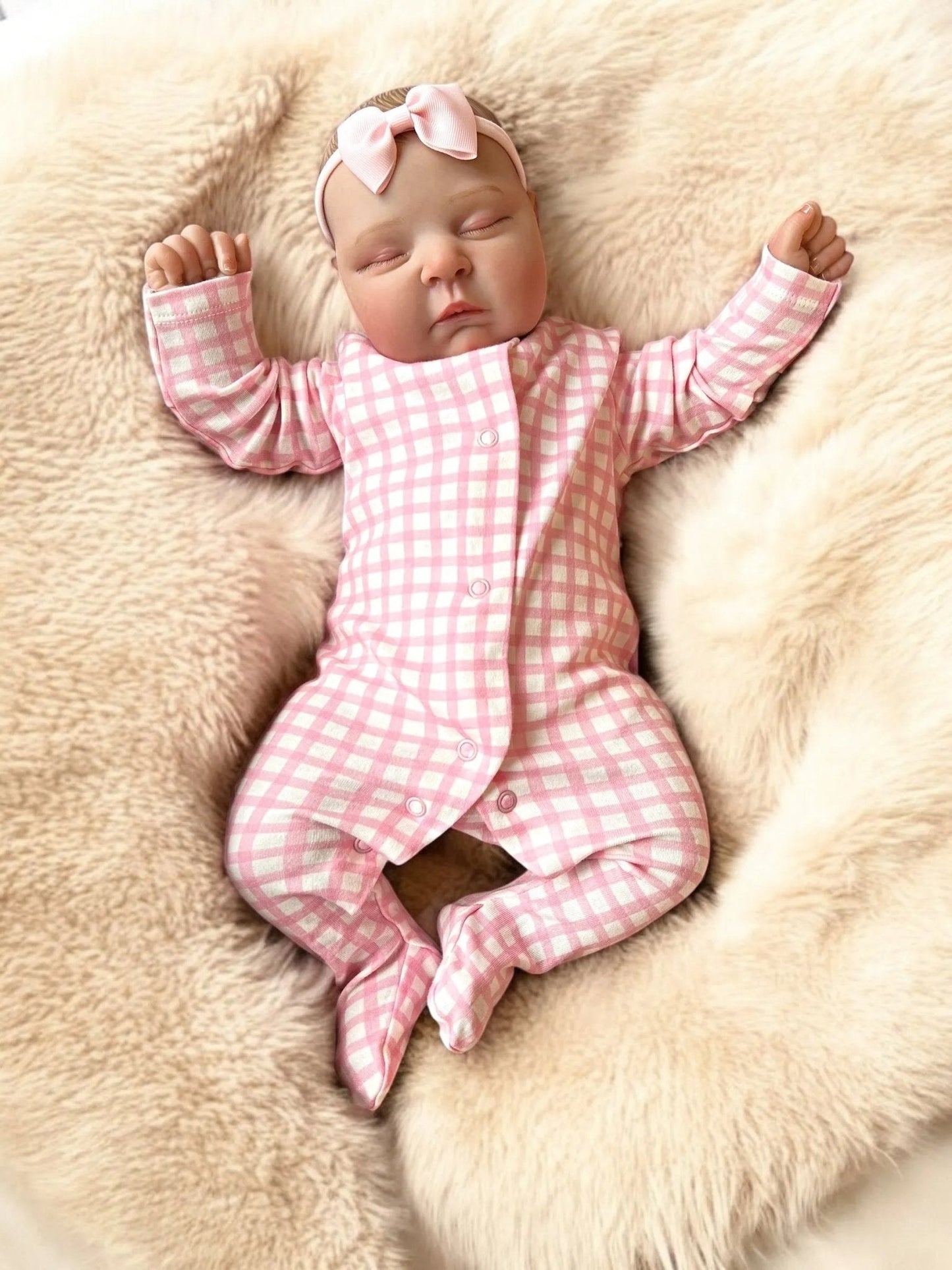 Penny – Closed Eyed Reborn Baby Doll | Realistic Newborn Girl – Crafted with Care in the UK