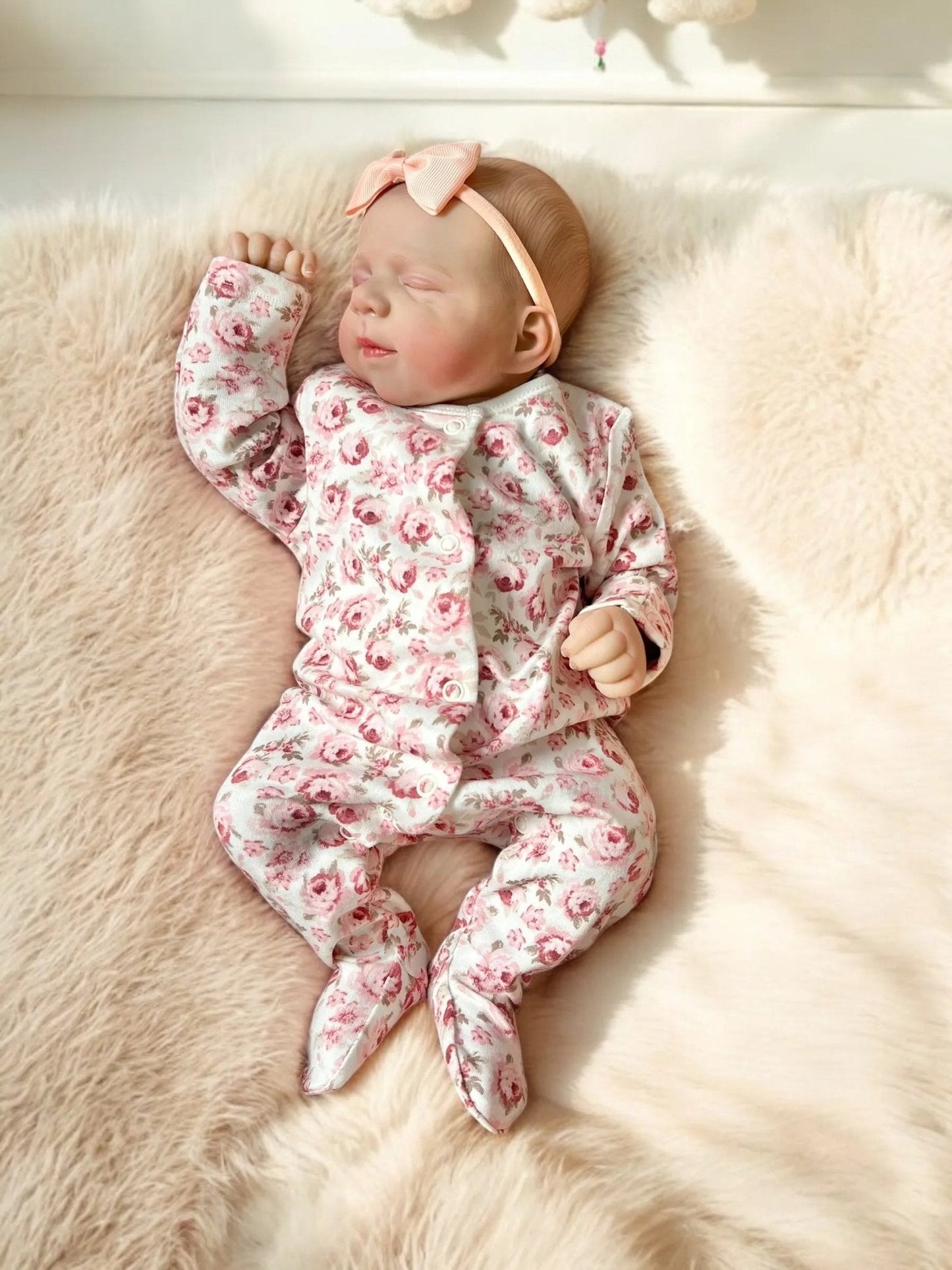 Phoebe – Closed Eyed Reborn Baby Doll | Realistic Newborn Girl – Crafted with Care in the UK