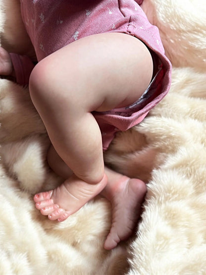 Polly – Open Eyed Reborn Baby Doll | Realistic Newborn Girl – Crafted with Care in the UK