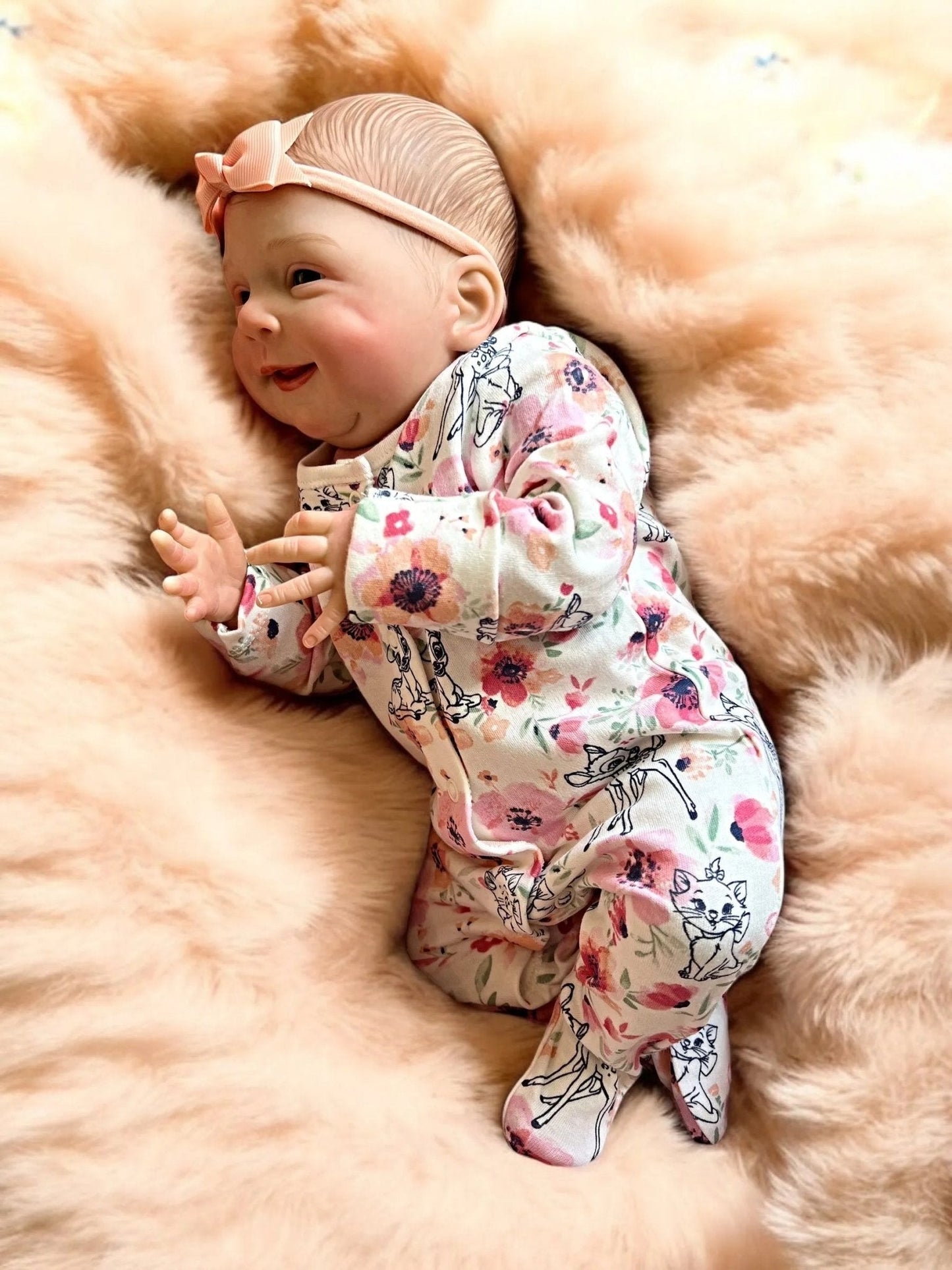 Polly – Open Eyed Reborn Baby Doll | Realistic Newborn Girl – Crafted with Care in the UK