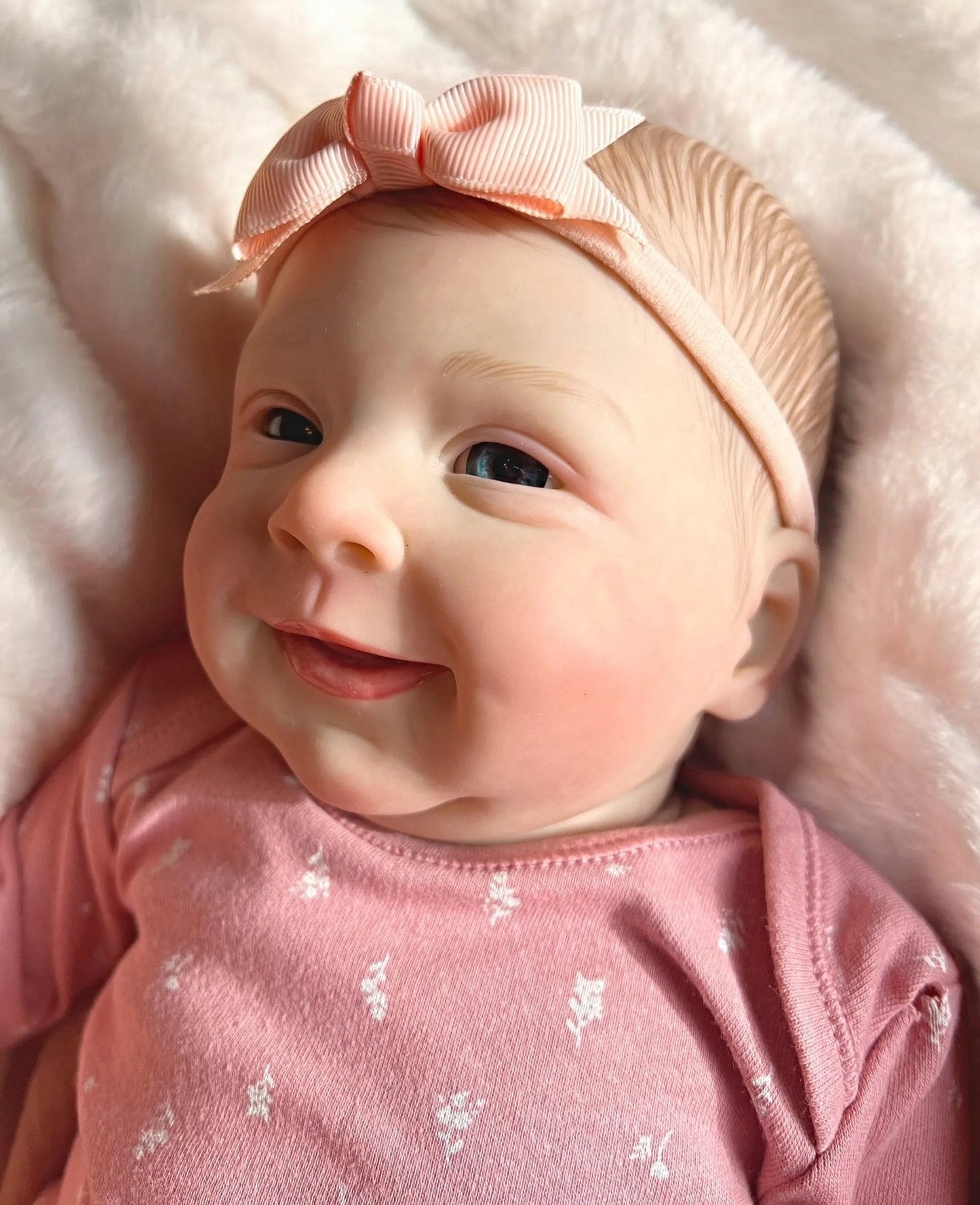 Polly – Open Eyed Reborn Baby Doll | Realistic Newborn Girl – Crafted with Care in the UK