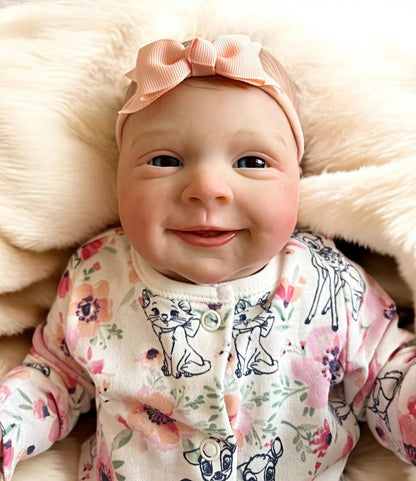 Polly – Open Eyed Reborn Baby Doll | Realistic Newborn Girl – Crafted with Care in the UK