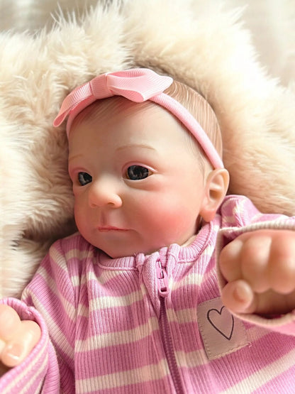 Primrose – Open Eyed Reborn Baby Doll | Realistic Newborn Girl – Crafted with Care in the UK