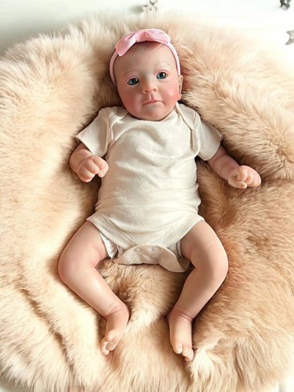 Primrose – Open Eyed Reborn Baby Doll | Realistic Newborn Girl – Crafted with Care in the UK