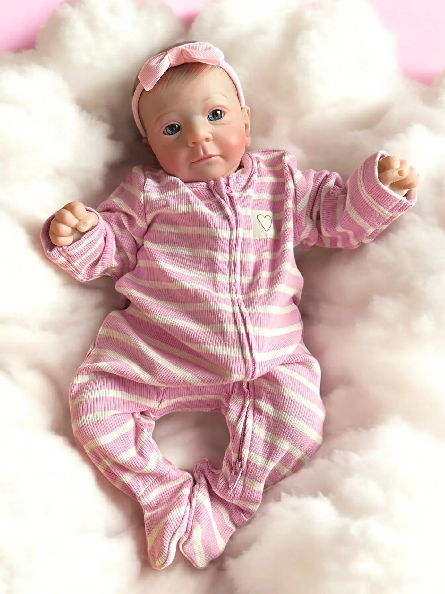 Primrose – Open Eyed Reborn Baby Doll | Realistic Newborn Girl – Crafted with Care in the UK