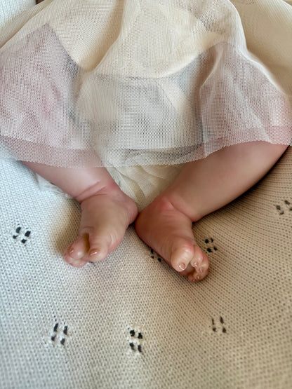 Amelia – Open Eyed Reborn Baby Doll | Realistic Newborn Girl – Crafted with Care in the UK
