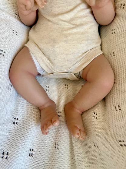 Emmie – Open Eyed Reborn Baby Doll | Realistic Newborn Girl – Crafted with Care in the UK