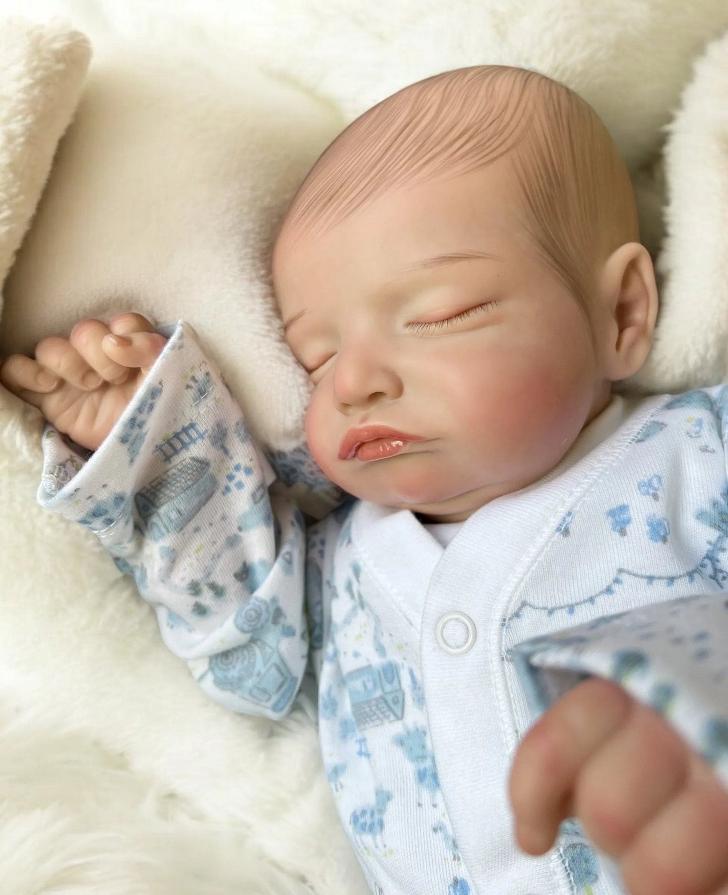 Rio – Closed Eyed Reborn Baby Doll | Realistic Newborn Boy – Crafted with Care in the UK