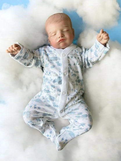 Rio – Closed Eyed Reborn Baby Doll | Realistic Newborn Boy – Crafted with Care in the UK