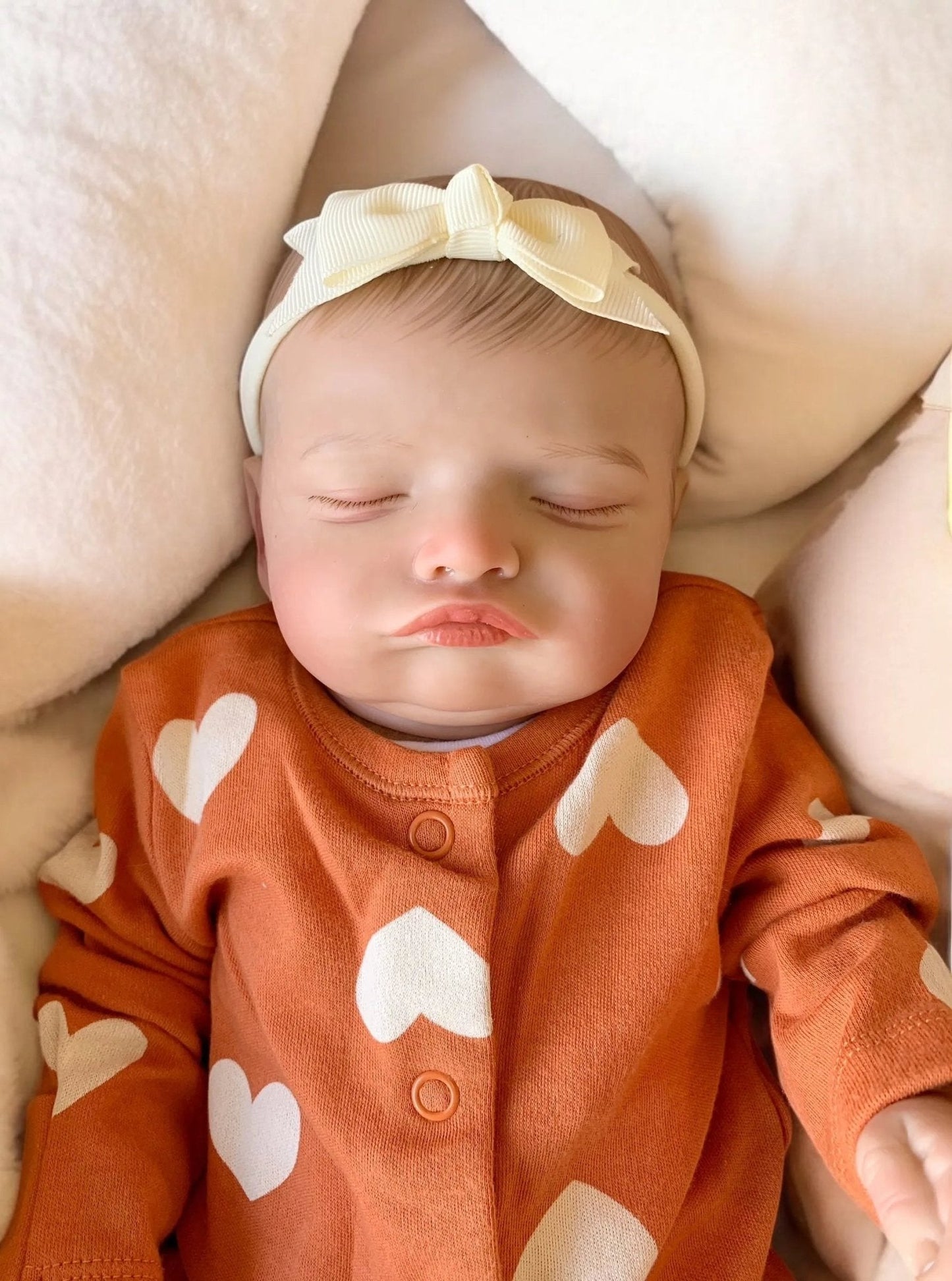 Rosie – Closed Eyed Reborn Baby Doll | Realistic Newborn Girl – Crafted with Care in the UK