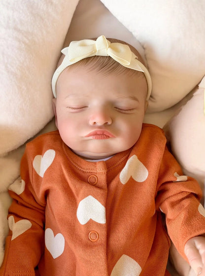 Rosie – Closed Eyed Reborn Baby Doll | Realistic Newborn Girl – Crafted with Care in the UK