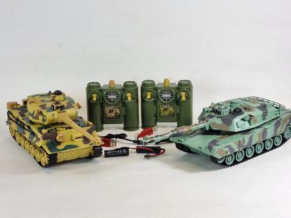 German Tiger VS American Military Model (Pack of 2)