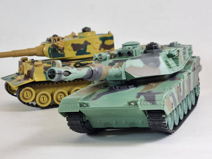 German Tiger VS American Military Model (Pack of 2)