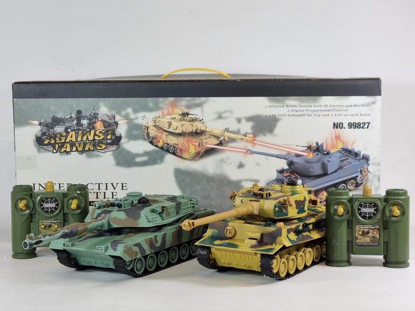 German Tiger VS American Military Model (Pack of 2)