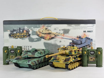 German Tiger VS American Military Model (Pack of 2)