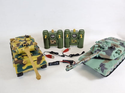 German Tiger VS American Military Model (Pack of 2)