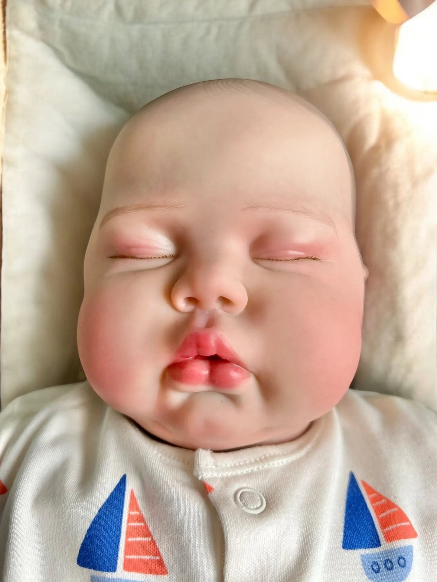 Sage – Closed Eyed Reborn Toddler Doll | Realistic Sleeping Boy – Crafted with Care in the UK