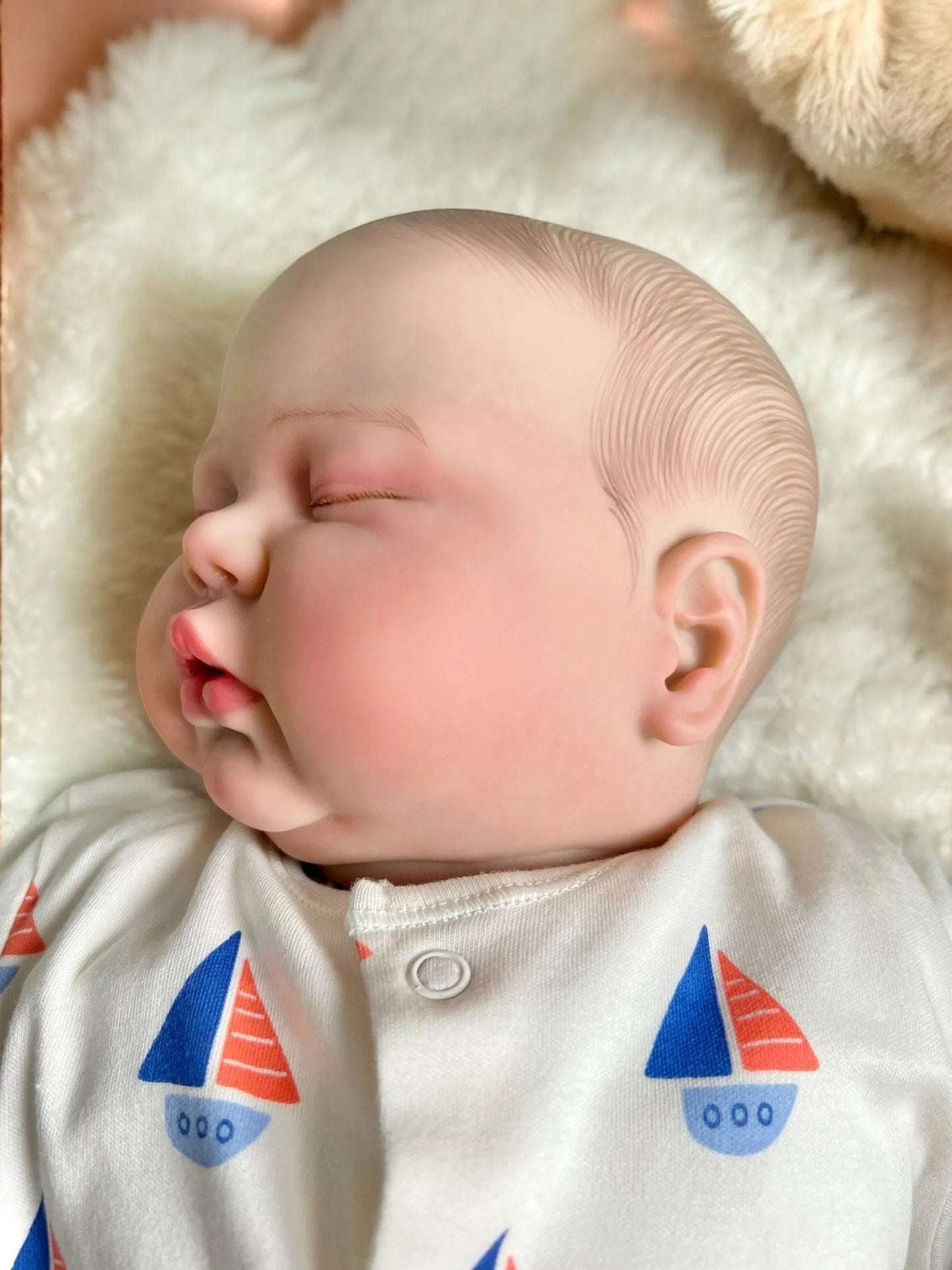 Sage – Closed Eyed Reborn Toddler Doll | Realistic Sleeping Boy – Crafted with Care in the UK
