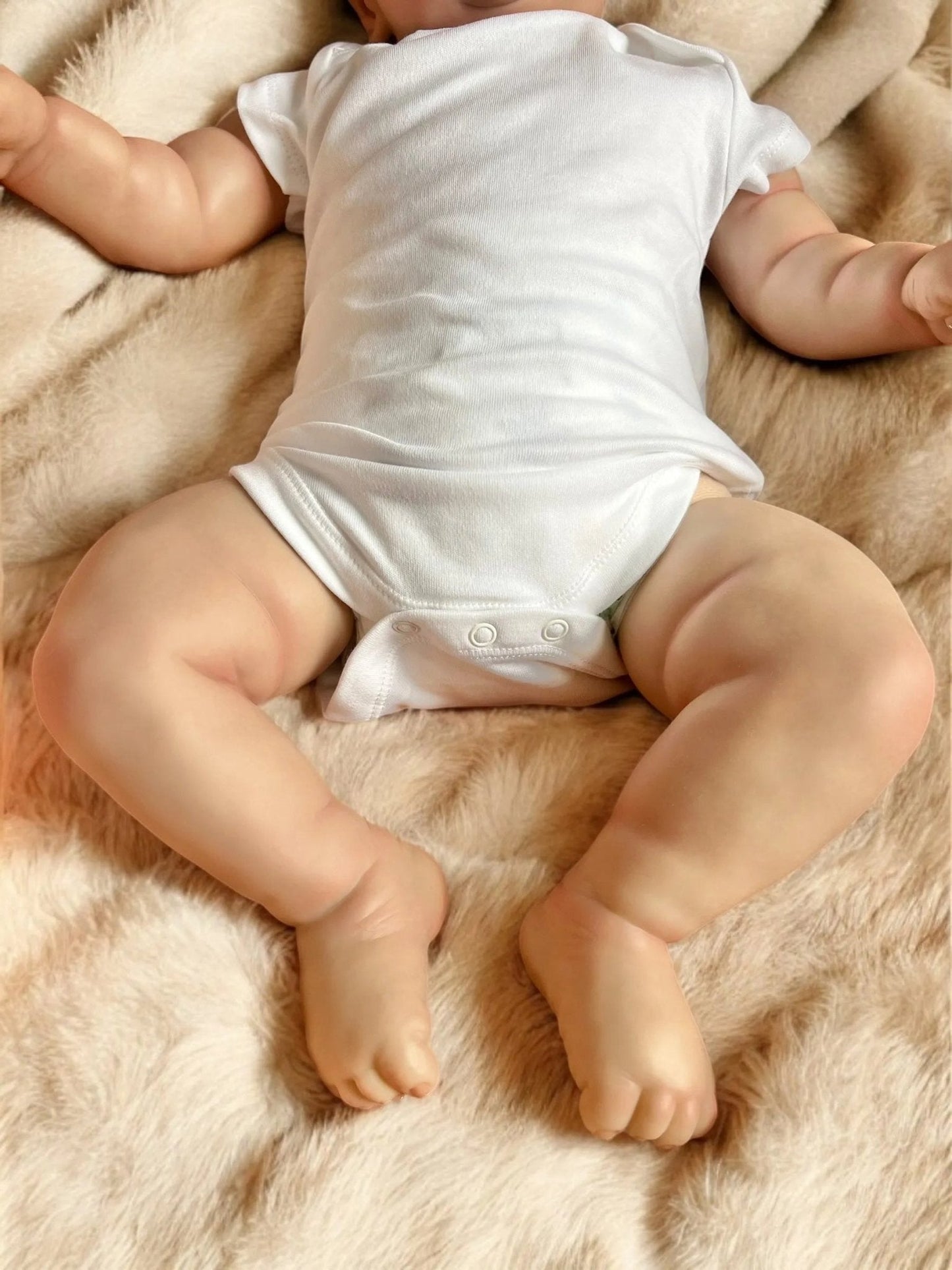 Scarlett – Closed Eyed Reborn Toddler Doll | Realistic Sleeping Girl – Crafted with Care in the UK