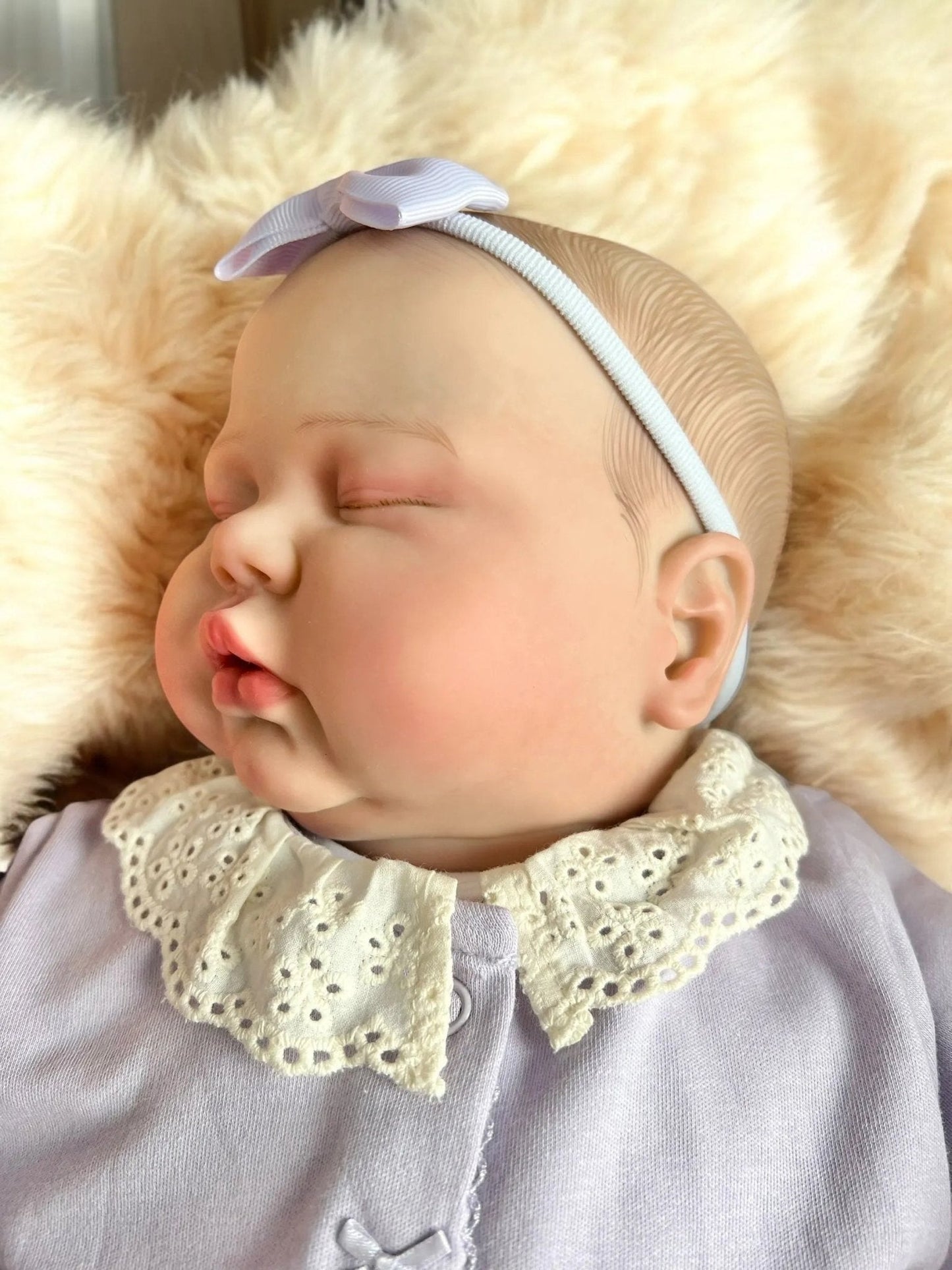 Scarlett – Closed Eyed Reborn Toddler Doll | Realistic Sleeping Girl – Crafted with Care in the UK