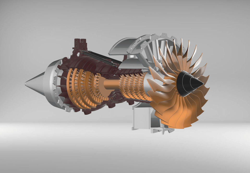 SKYMECH NTR-900 1/30 Turbofan Engine Model Kit - Build Your Own Turbofan Engine that Works - Working Jet Engine 150PCS