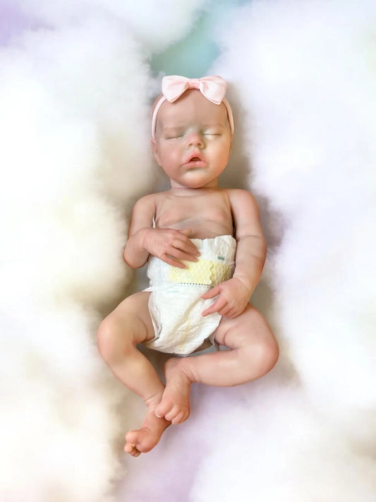 Thea – Full Body Silicone Reborn Baby Doll | Realistic Newborn Girl