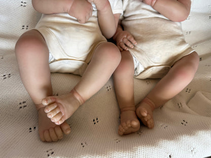 Isla & Iris – Twin Reborn Baby Girl Dolls | Handcrafted Newborn from the UK